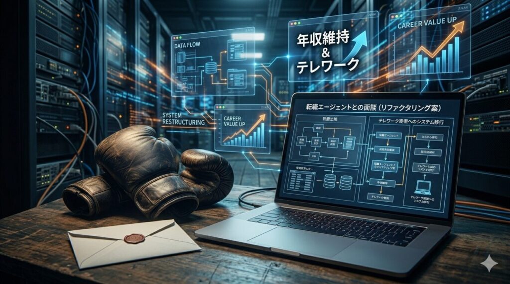 年収維持とテレワーク