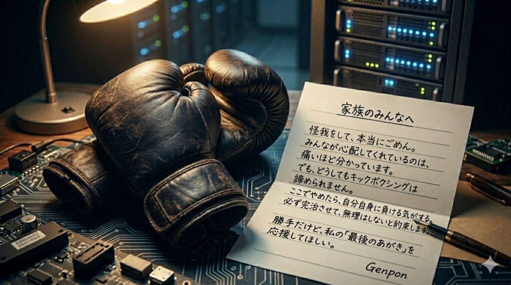 家族への手書きの手紙