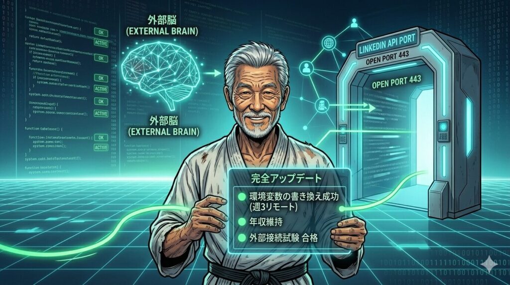 生成AI LinkedIn 外部脳 50代エンジニア 完全アップデート